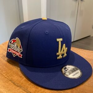 Blue and Gold LA Baseball Cap MLB World Championships New ERA